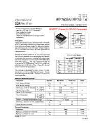 Datasheet IRF7809A manufacturer IRF