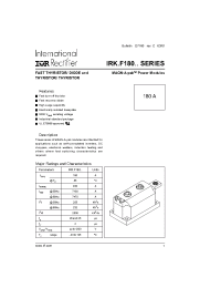Datasheet IRKTF180-04HK manufacturer IRF