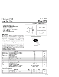Datasheet IRLZ44N manufacturer IRF