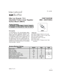Datasheet OM7580SM manufacturer IRF