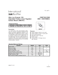 Datasheet OM7581SM manufacturer IRF