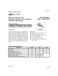 Datasheet OM7764AS manufacturer IRF