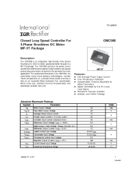 Datasheet OMC506 manufacturer IRF