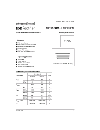 Datasheet SD1100CL manufacturer IRF