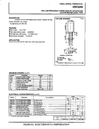 Datasheet 2SC3244 manufacturer Isahaya