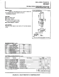 Datasheet 2SC3247 manufacturer Isahaya