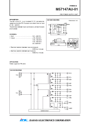 Datasheet M57147AU-01 manufacturer Isahaya