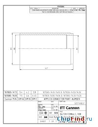 Datasheet 167000-1413 manufacturer ITT