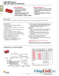 Datasheet BPA02B manufacturer ITT