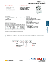 Datasheet NSE10DH129 manufacturer ITT