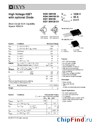 Datasheet 30N120 manufacturer IXYS