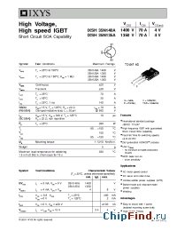 Datasheet 35N135A manufacturer IXYS