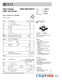 Datasheet 50N120AU1 manufacturer IXYS