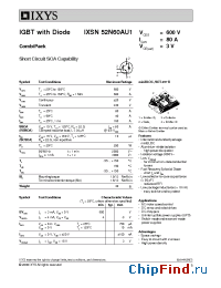 Datasheet 52N60AU1 manufacturer IXYS
