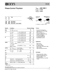 Datasheet CS45-12IO1 manufacturer IXYS