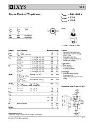 Datasheet CS8-08IO2 manufacturer IXYS