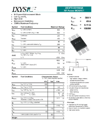Datasheet DE475-501N44A manufacturer IXYS