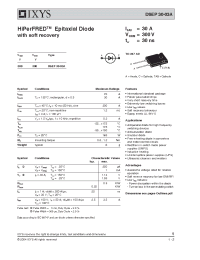 Datasheet DSEP30-03A manufacturer IXYS