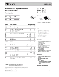 Datasheet DSEP8-02A manufacturer IXYS