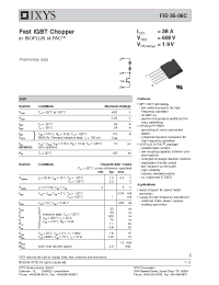 Datasheet FID35-06C manufacturer IXYS