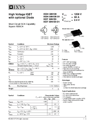 Datasheet IXDH30N120D1 manufacturer IXYS
