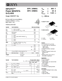 Datasheet IXFK24N90Q manufacturer IXYS