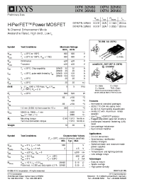 Datasheet IXFK32N60 manufacturer IXYS