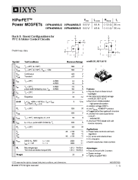Datasheet IXFN48N50U2 manufacturer IXYS