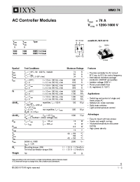Datasheet L166 manufacturer IXYS
