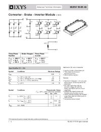 Datasheet MUBW50-06A8 manufacturer IXYS
