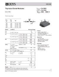 Datasheet VCD105-12IO7 manufacturer IXYS