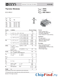 Datasheet VCO132-18IO7 manufacturer IXYS
