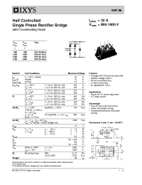Datasheet VHF28-12IO5 manufacturer IXYS