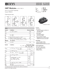 Datasheet VII75-12P1 manufacturer IXYS