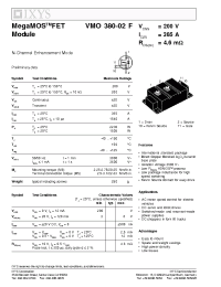 Datasheet VMO380-02F manufacturer IXYS