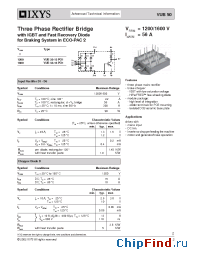 Datasheet VUB50-12PO1 manufacturer IXYS