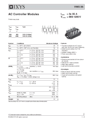 Datasheet VWO35-12HO7 manufacturer IXYS
