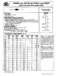 Datasheet 1N4107 manufacturer JGD