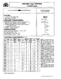 Datasheet 1N4728A manufacturer JGD