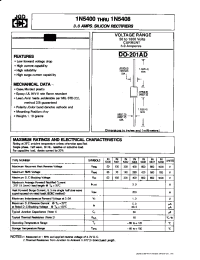 Datasheet 1N5404 manufacturer JGD