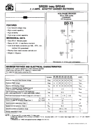 Datasheet SR280 manufacturer JGD