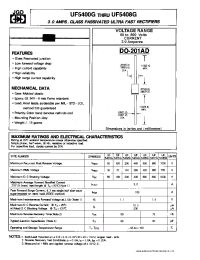 Datasheet UF5404G manufacturer JGD