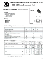 Datasheet B0530W manufacturer Jiangsu