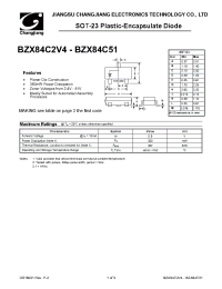 Datasheet BZX84C15 manufacturer Jiangsu