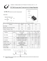 Datasheet CJ79L15 manufacturer Jiangsu