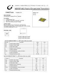Datasheet FMMDT5451-WBFBP-06C manufacturer Jiangsu