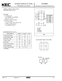 Datasheet 2N2906E manufacturer KEC