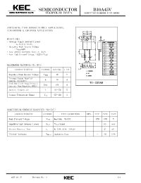 Datasheet B10A45V manufacturer KEC