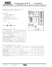 Datasheet B10A60VIC manufacturer KEC