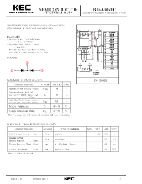 Datasheet B15A60VIC manufacturer KEC